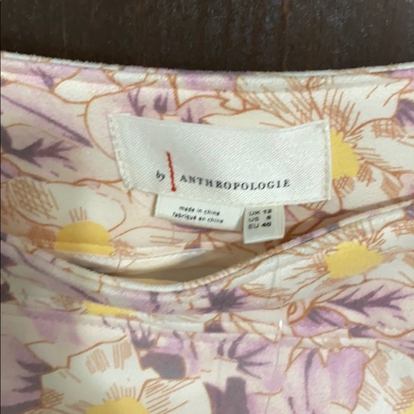 Anthropologie Floral RufflePencil Skirt NWT - Picture 4 of 7